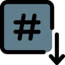 electronics,technology,seo and web,social media,down arrow,hashtag,campaign